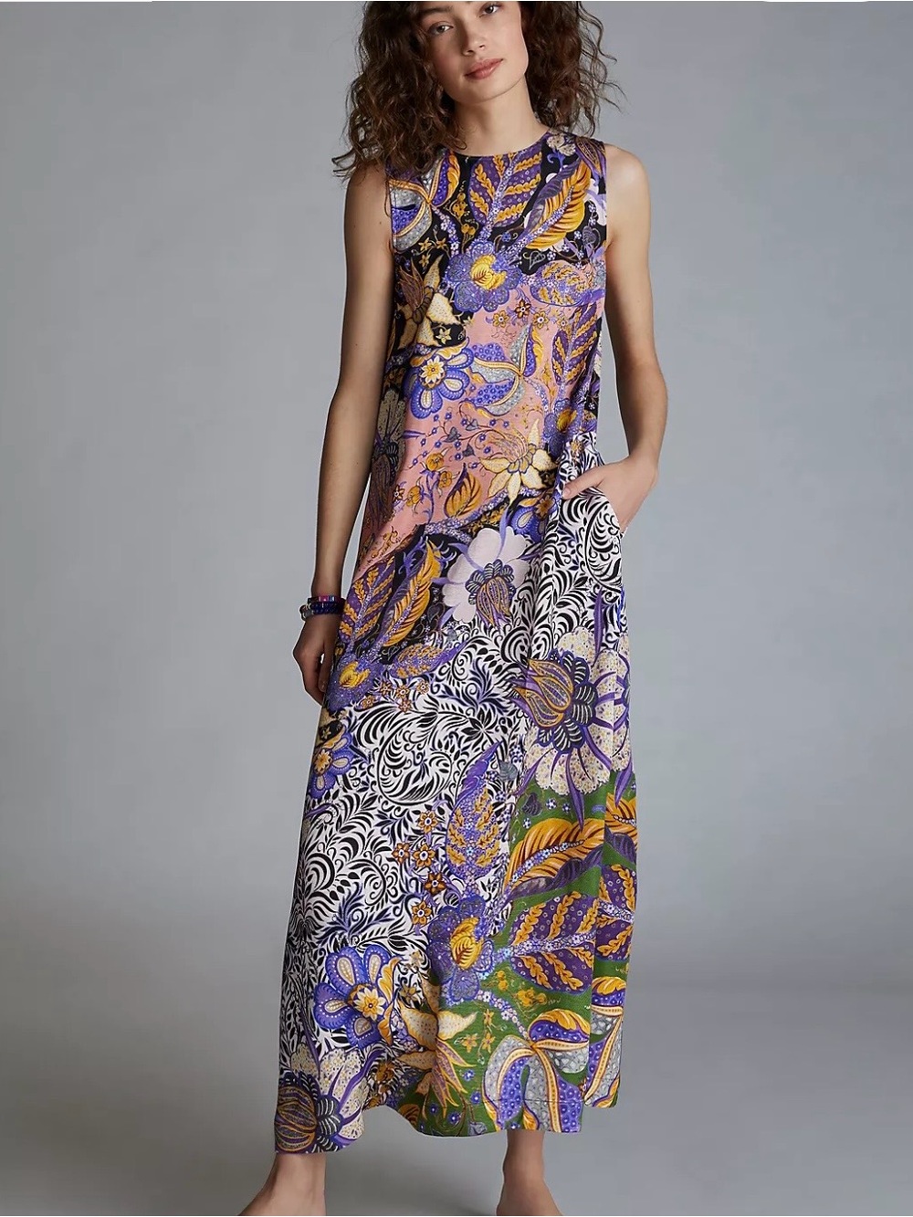 Anthropologie Alanna Maxi Dress, Size XS